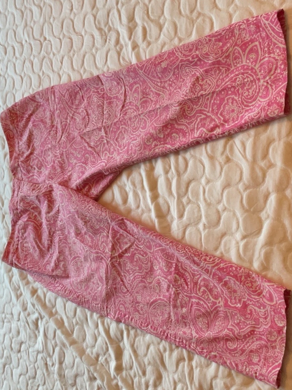 Pink Paisley Pants